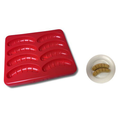 Silicone Puree Food Mould with Lid - Sausages - M3